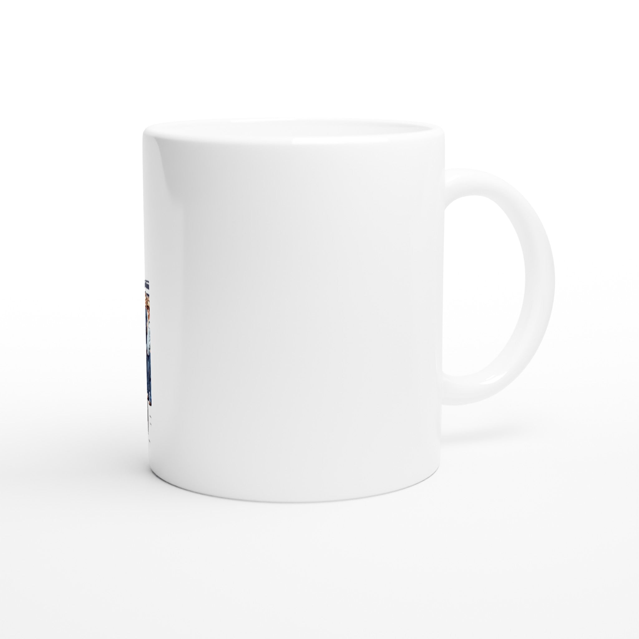 Steam Traction Engine Rally Mug — detail view | Wild Thread Co