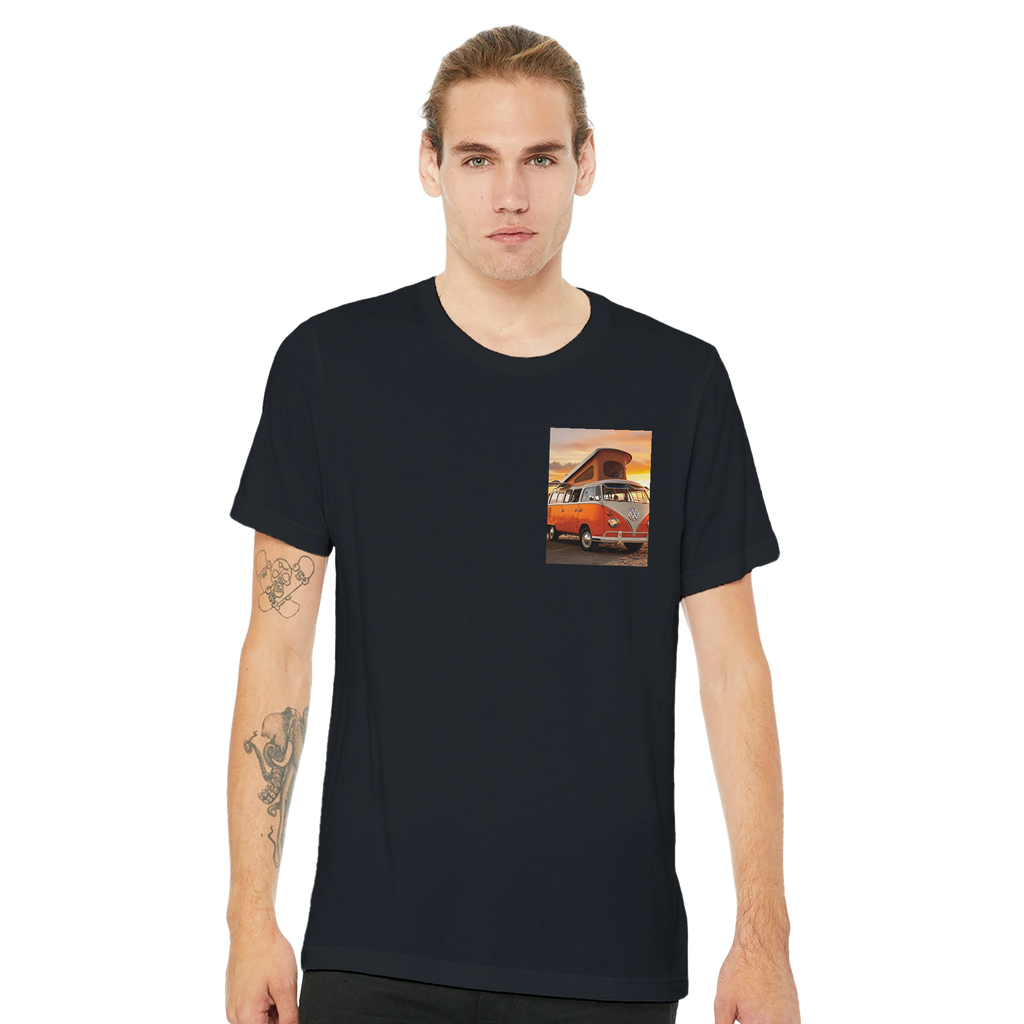 Volkswagen Camper Split T-Shirt — detail view | Wild Thread Co