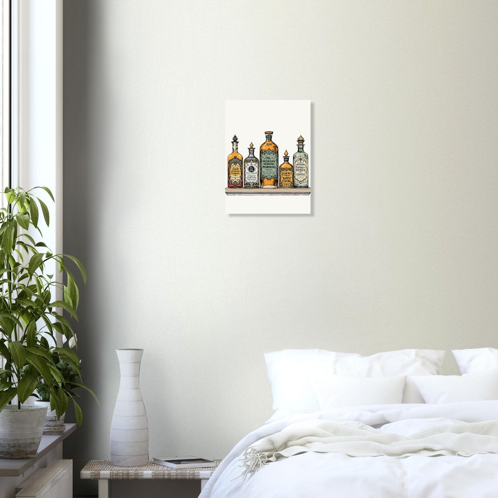 Dark Academia Apothecary Art Print Poster Wall Art UK — Art Print | Wild Thread Co