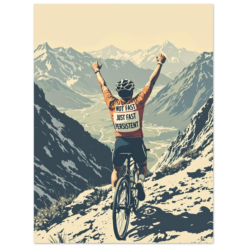 Cycling The Cols Art Print Art Print — detail view | Wild Thread Co