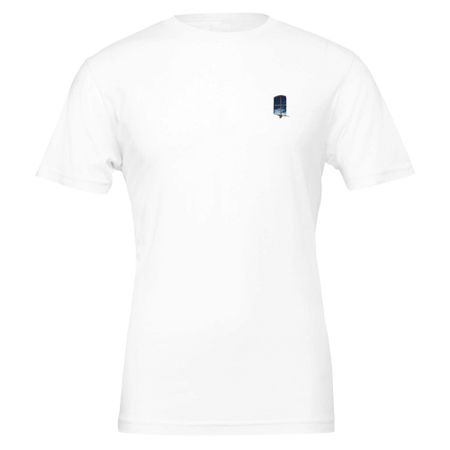 Bothy Interior Candlelight T-Shirt — detail view | Wild Thread Co