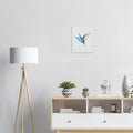 Kingfisher Electric Dive British Wildlife Art A1 UK Art Print — Art Print | Wild Thread Co UK