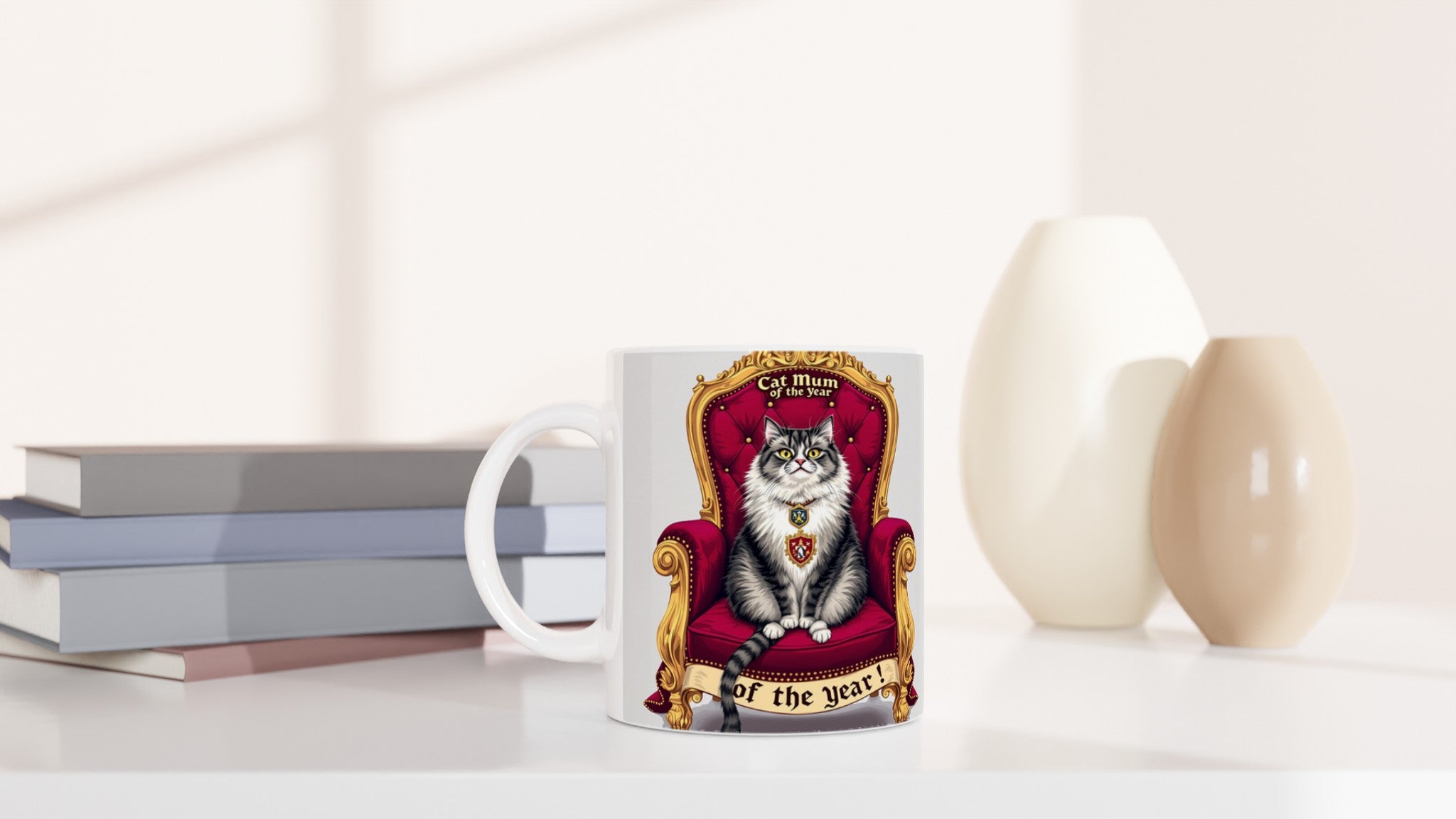 Cat Royal Portrait Spoof Mug Coffee Tea Ceramic 11oz — Mug | Wild Thread Co