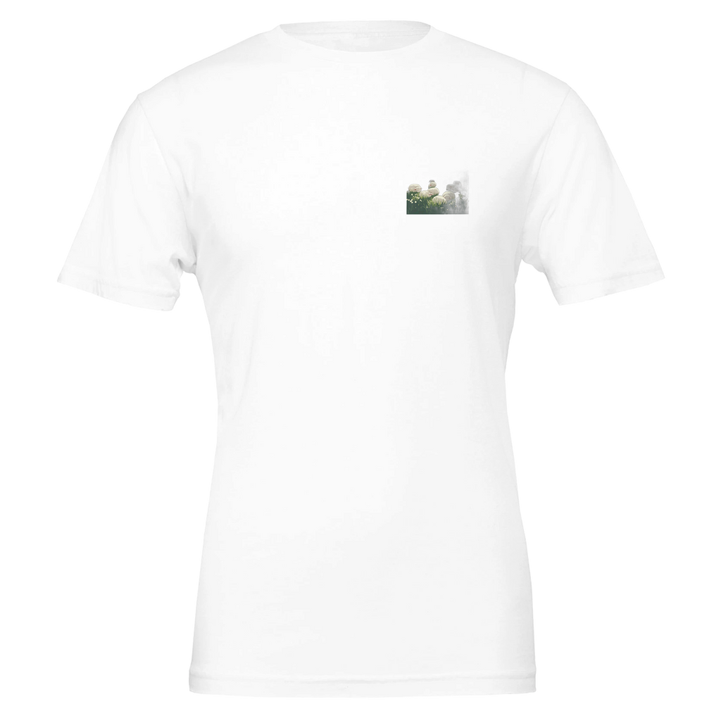 Spring Lambs Field Morning T-Shirt — detail view | Wild Thread Co