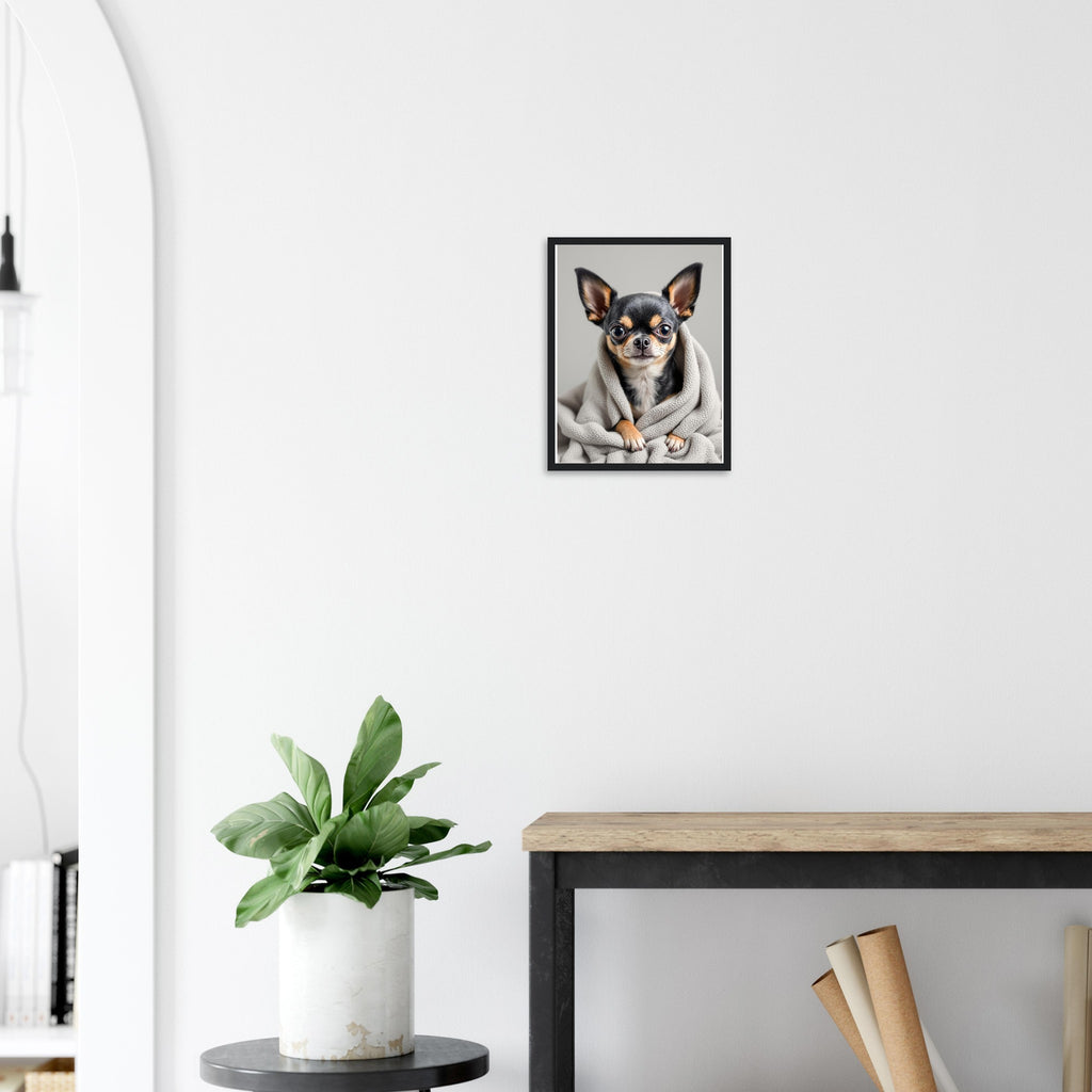Chihuahua Attitude Framed Print — Framed Art Print | Wild Thread Co