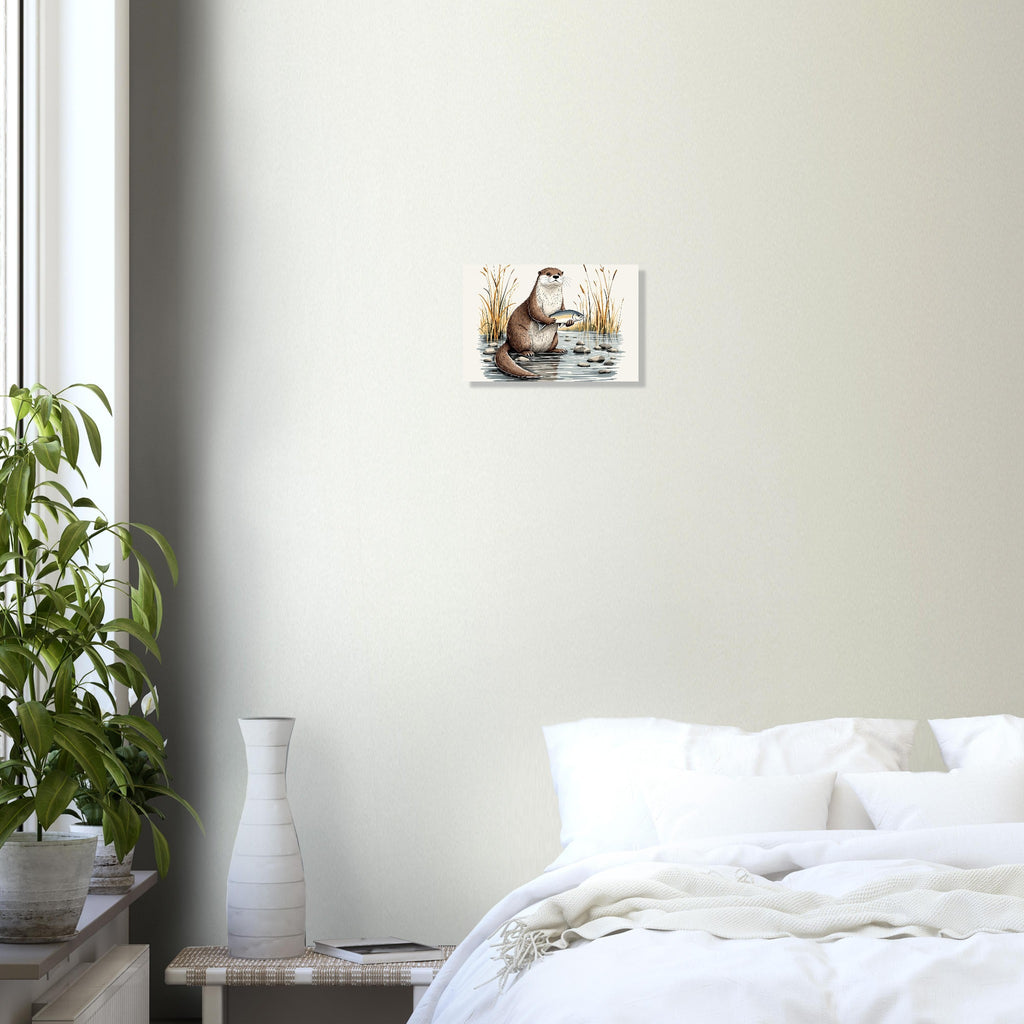 Otter River Aluminum UK Gift Aluminum Print — detail view | Wild Thread Co