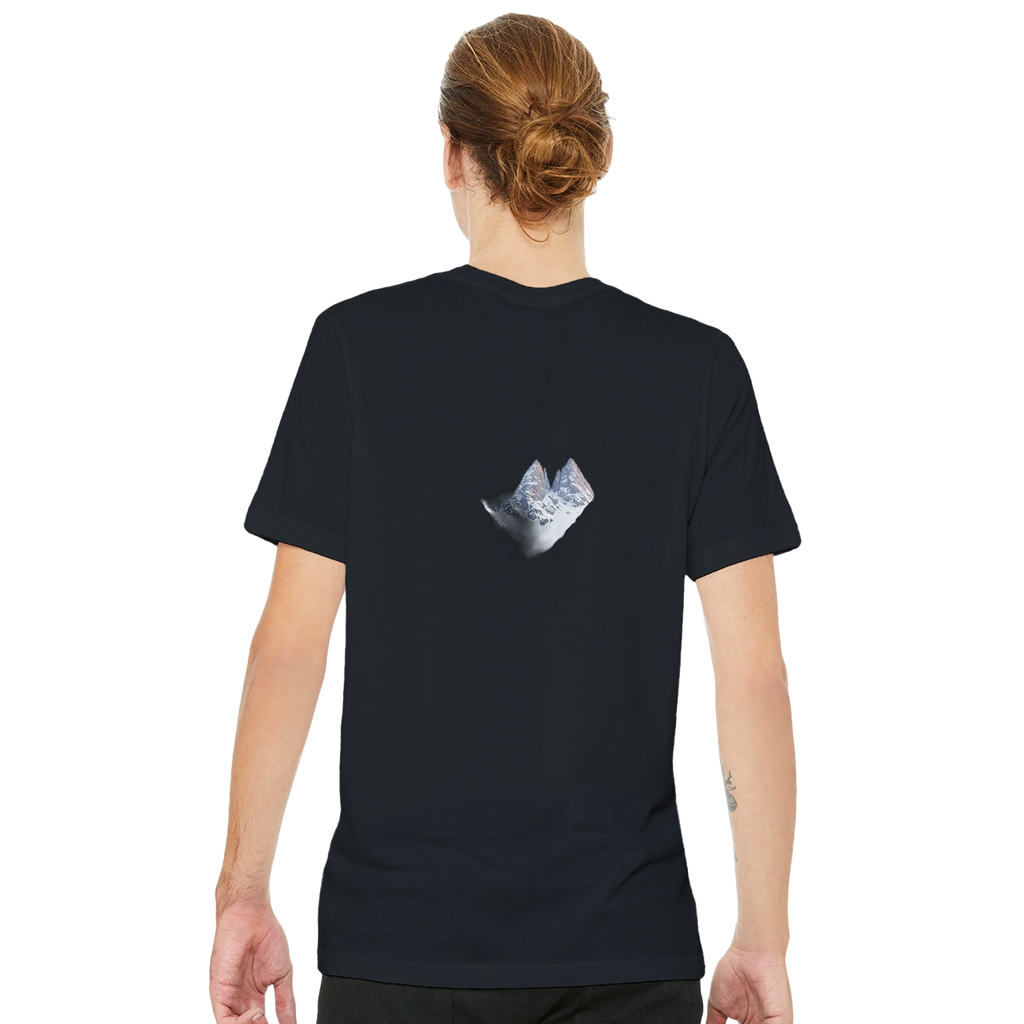 Glencoe Winter Snow Epic T-Shirt — detail view | Wild Thread Co