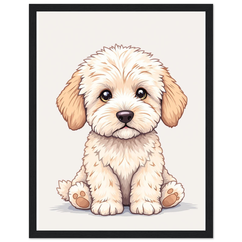 Cockapoo Fluffy — Framed Art Print | Wild Thread Co UK