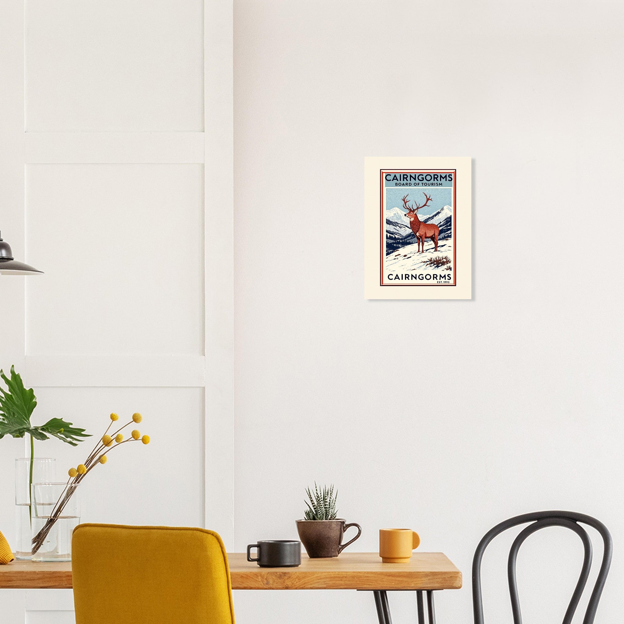 Cairngorms Vintage Travel Poster — Art Print | Wild Thread Co