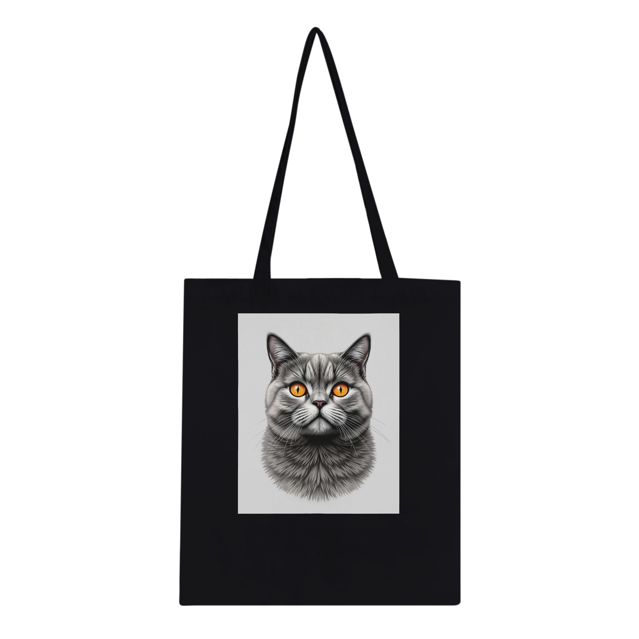 Shorthair Tote Bag Cotton Shopper UK Tote Bag — detail view | Wild Thread Co
