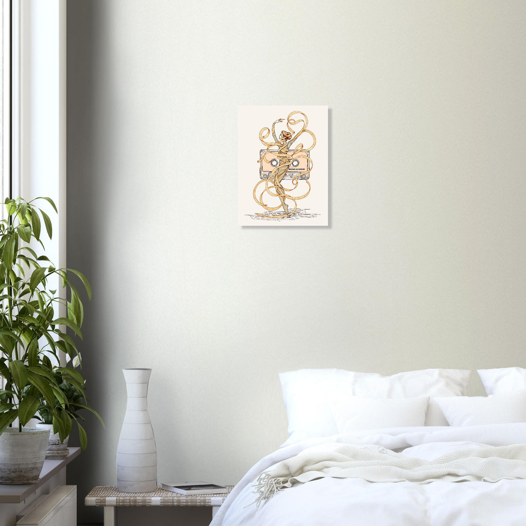 Y2k Cassette Tape Dancer Art Print Art Print — detail view | Wild Thread Co