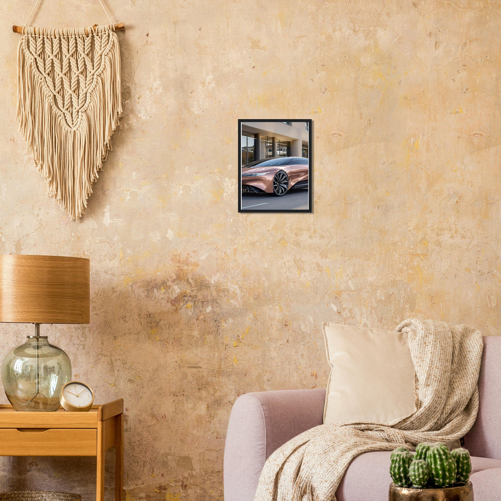 Mercedes Vision Eqxx Framed Art Print — detail view | Wild Thread Co