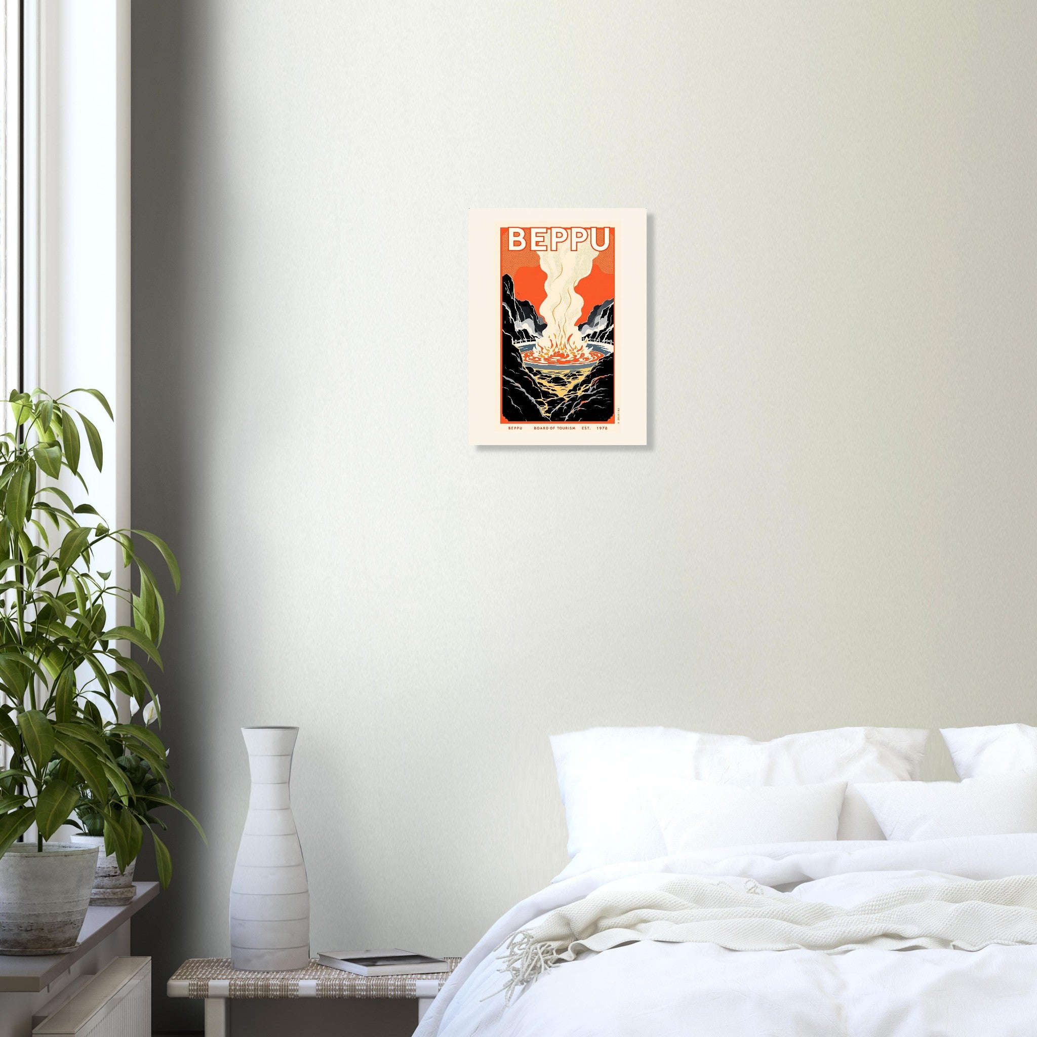 Beppu Vintage Travel Poster — Art Print | Wild Thread Co