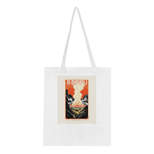 Beppu Vintage Travel Poster — Tote Bag | Wild Thread Co