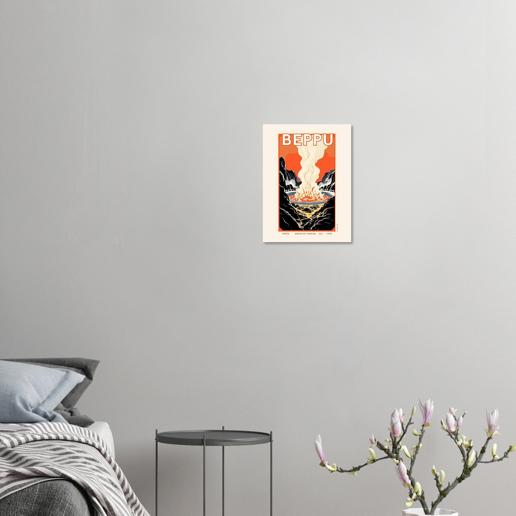 Beppu Vintage Travel Poster — Art Print | Wild Thread Co