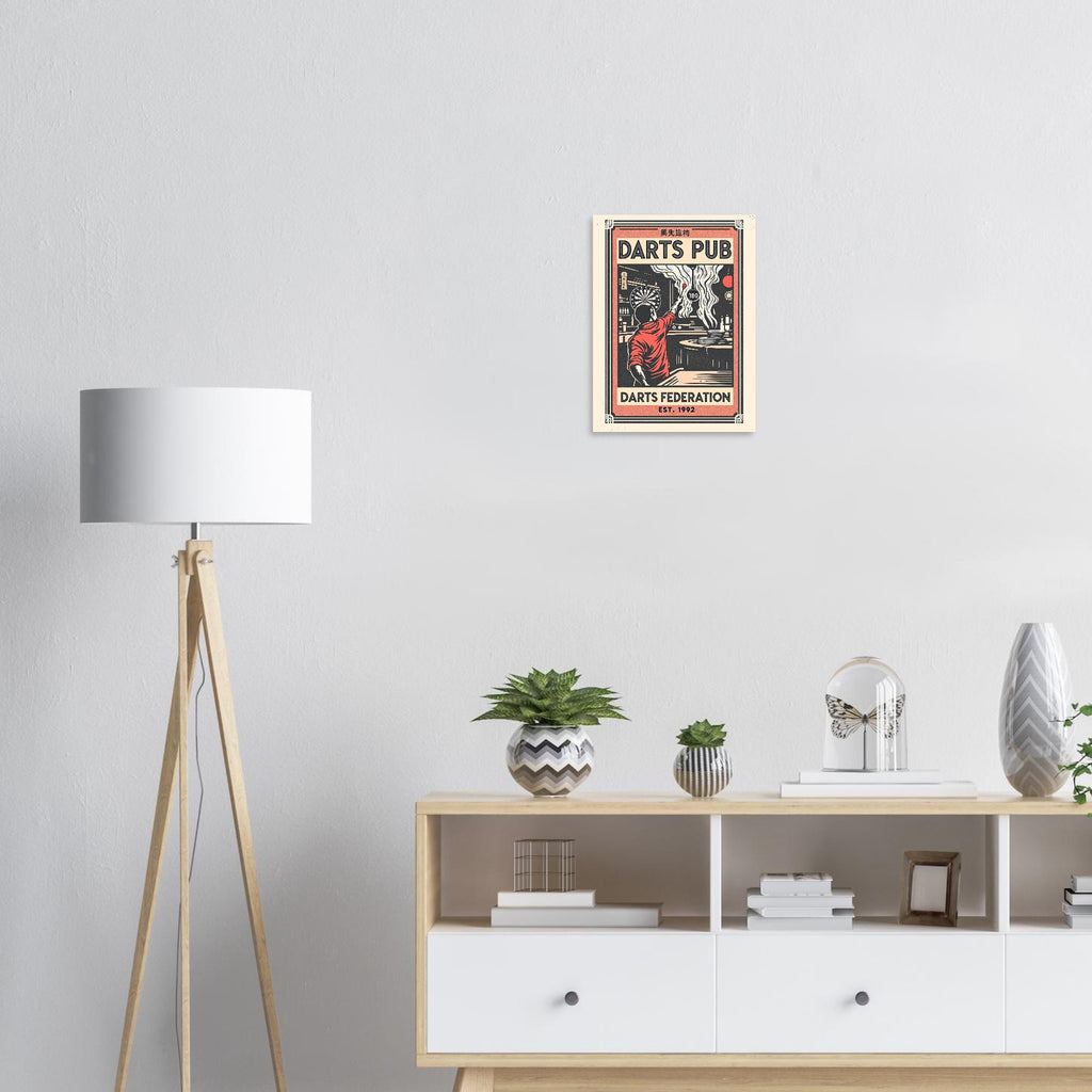 Darts Pub Vintage Travel Poster — Art Print | Wild Thread Co UK