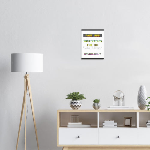 Ceefax Teletext A1 Art Print — Art Print | Wild Thread Co UK