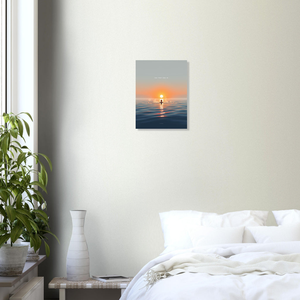 Dawn Swimmer Art Print Poster Wall Art UK — Art Print | Wild Thread Co