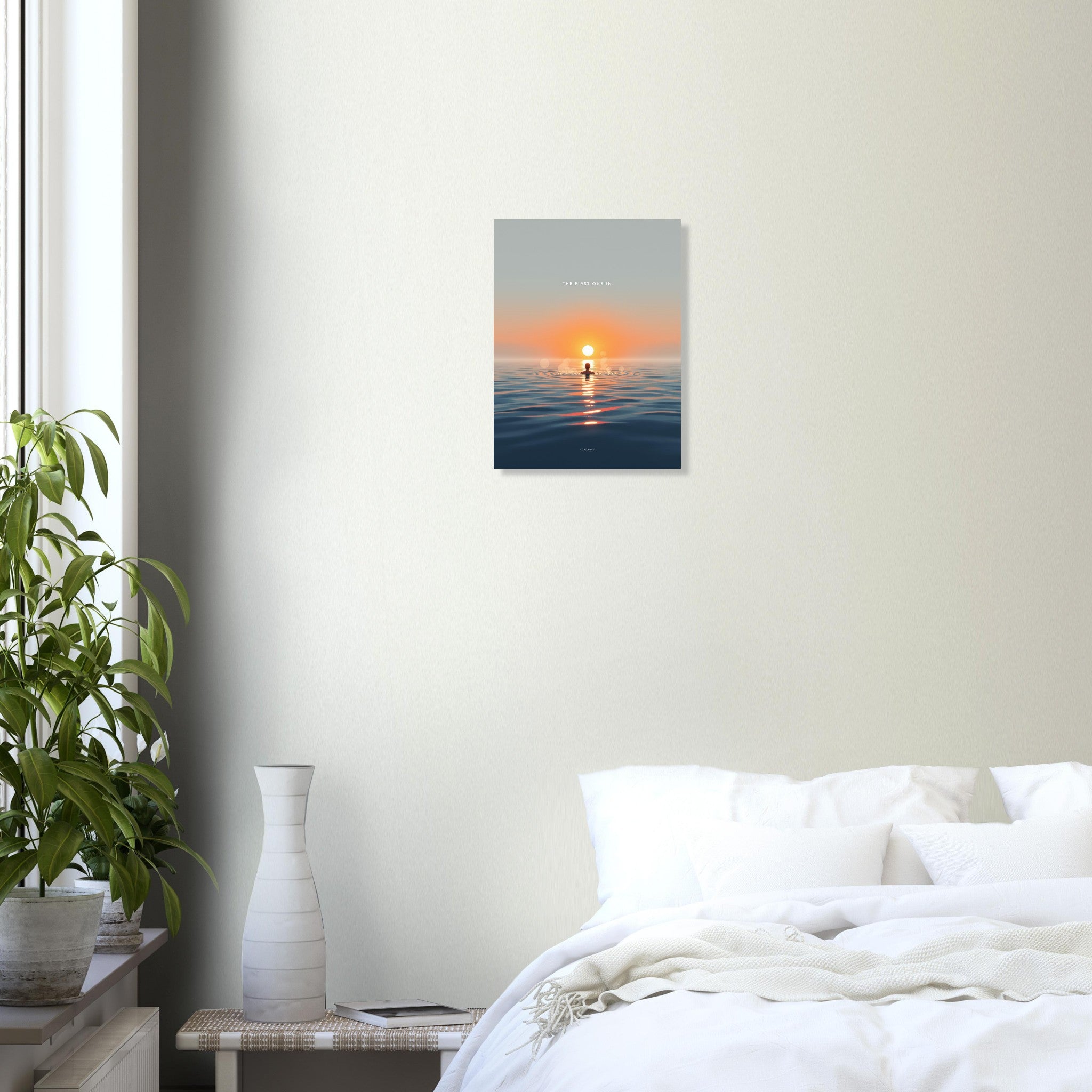 Dawn Swimmer Art Print Poster Wall Art UK — Art Print | Wild Thread Co