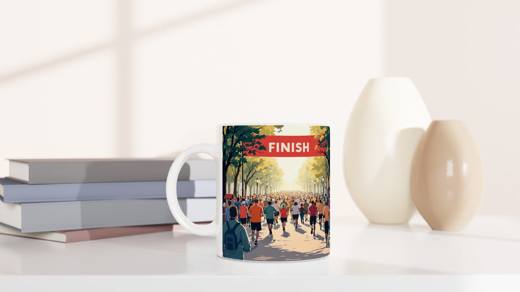 Parkrun Saturday Community 5k Mug — detail view | Wild Thread Co