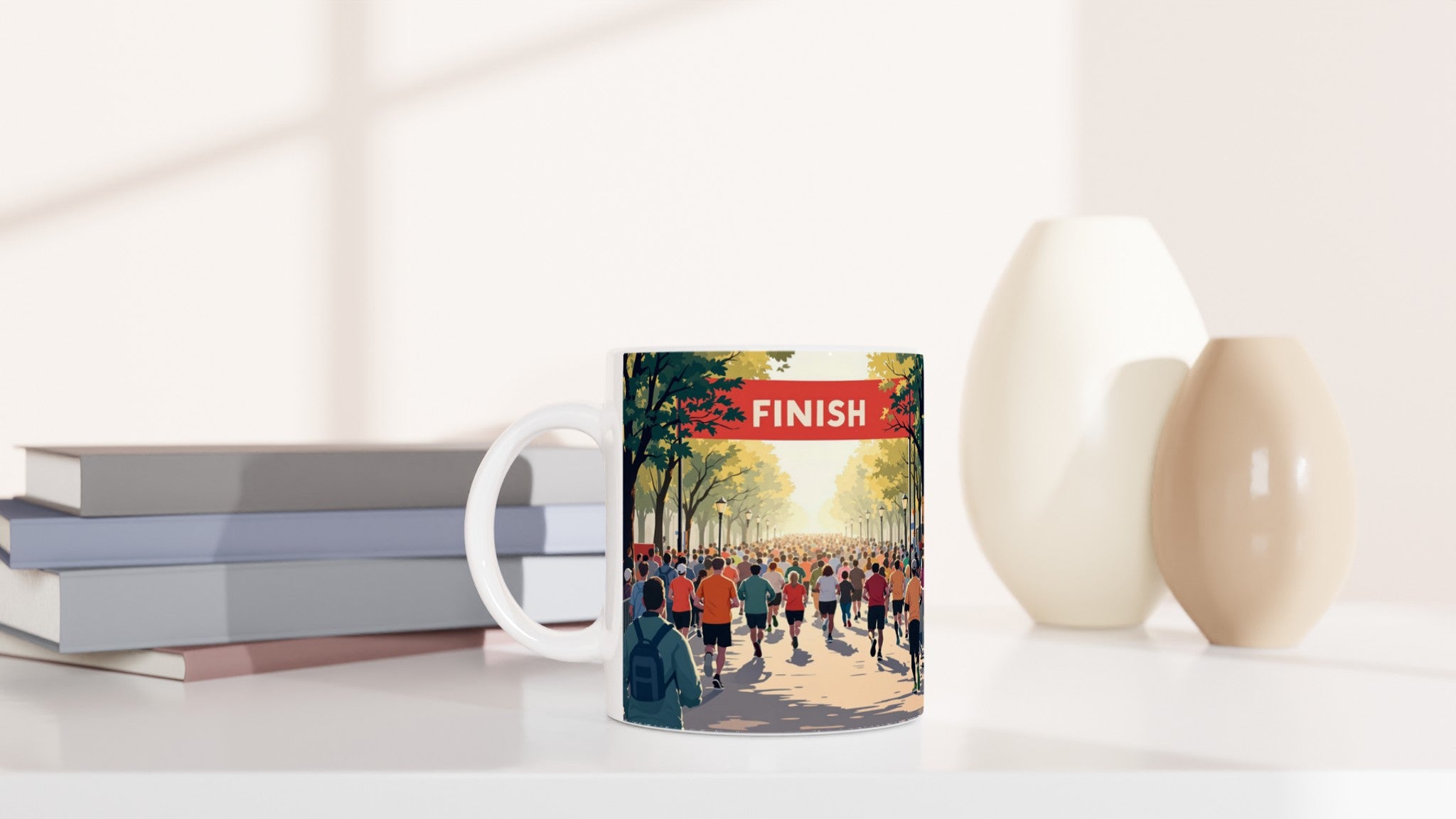Parkrun Saturday Community 5k Mug — detail view | Wild Thread Co