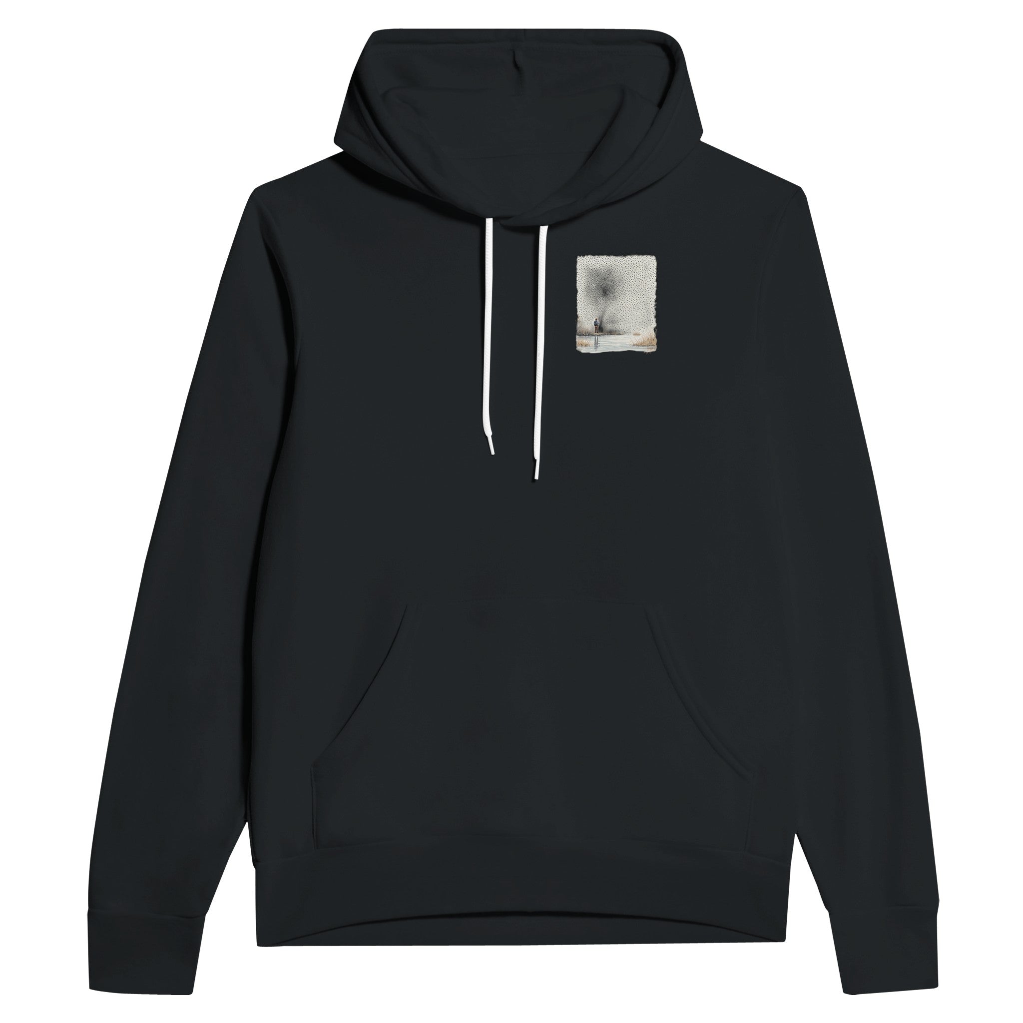 Chalk Stream Trout Rising Mayfly Hoodie — Hoodie | Wild Thread Co