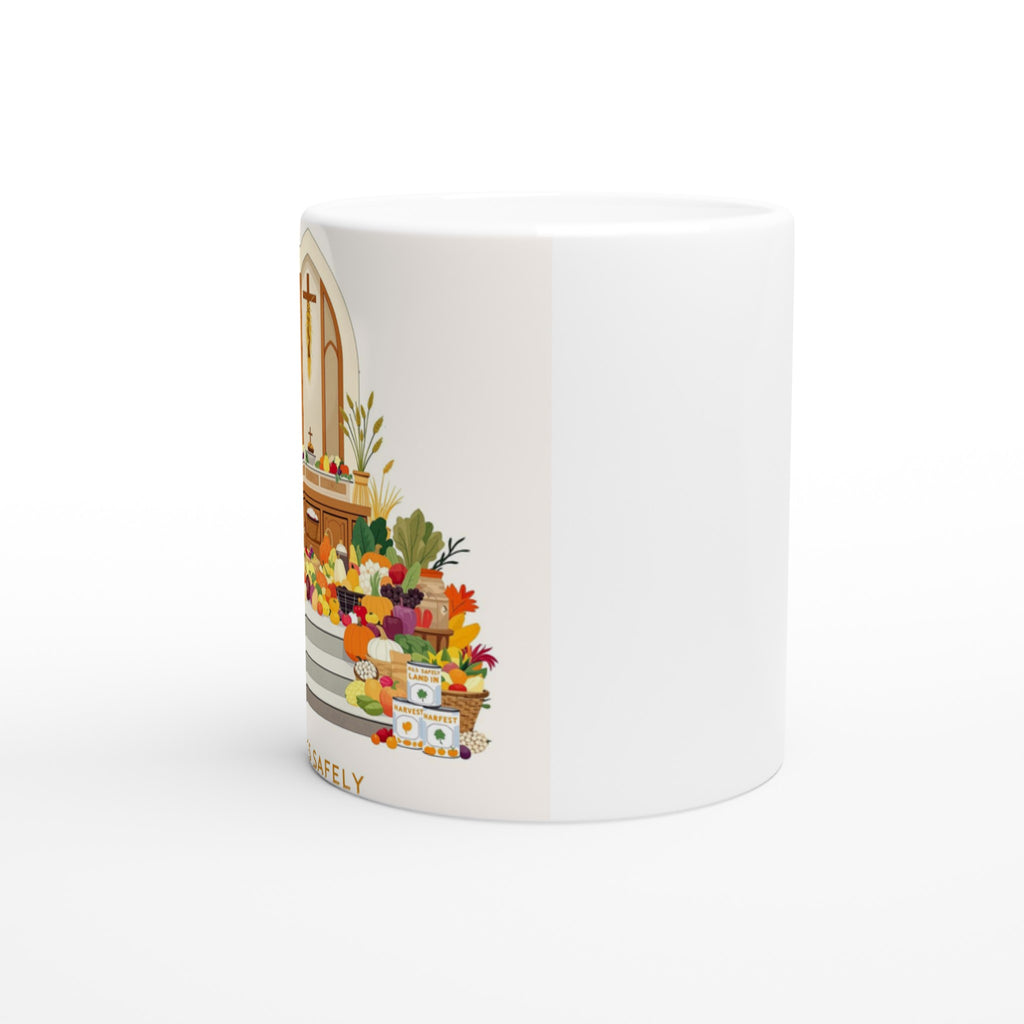 Harvest Festival Church Abundance Mug — detail view | Wild Thread Co