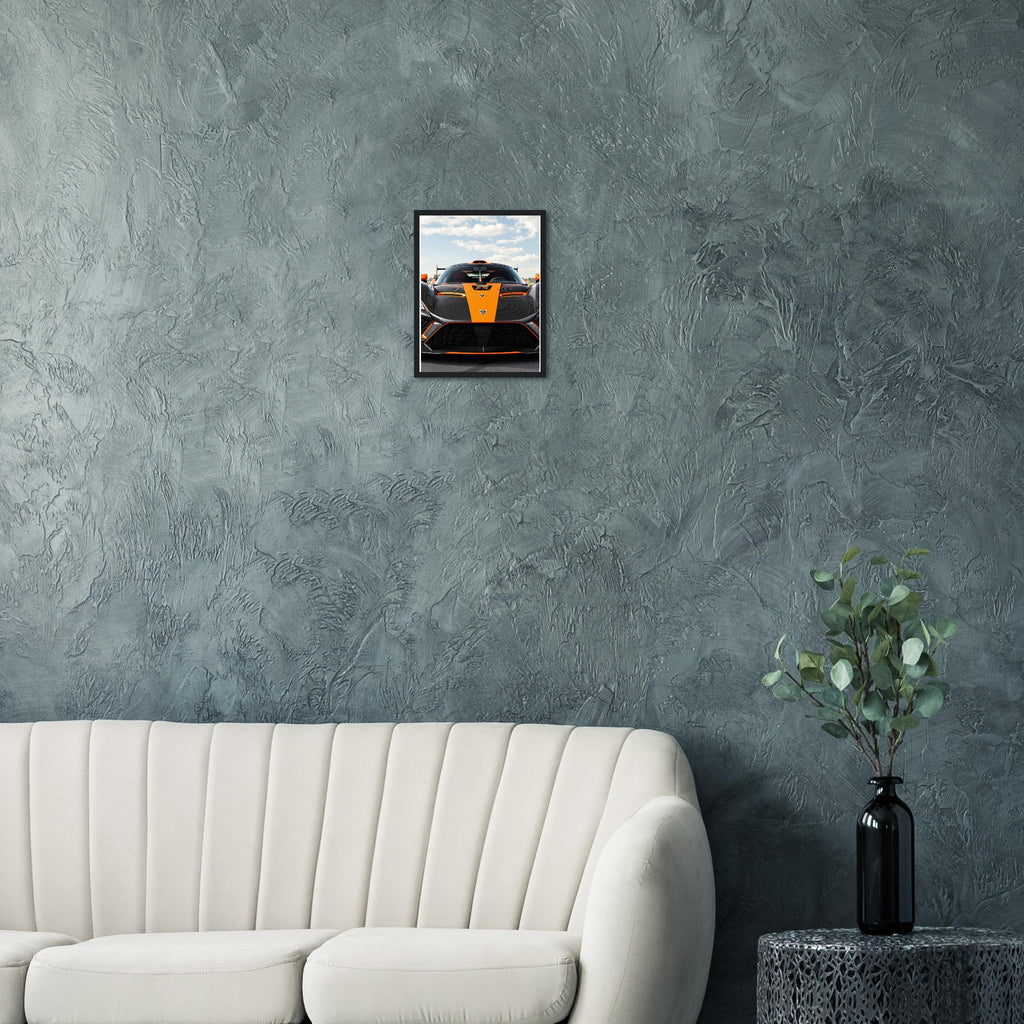 Hennessey Venom F5 Framed Art Print — detail view | Wild Thread Co