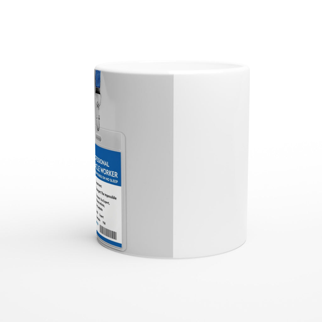 Nurse Nhs Id Card Spoof Mug — detail view | Wild Thread Co