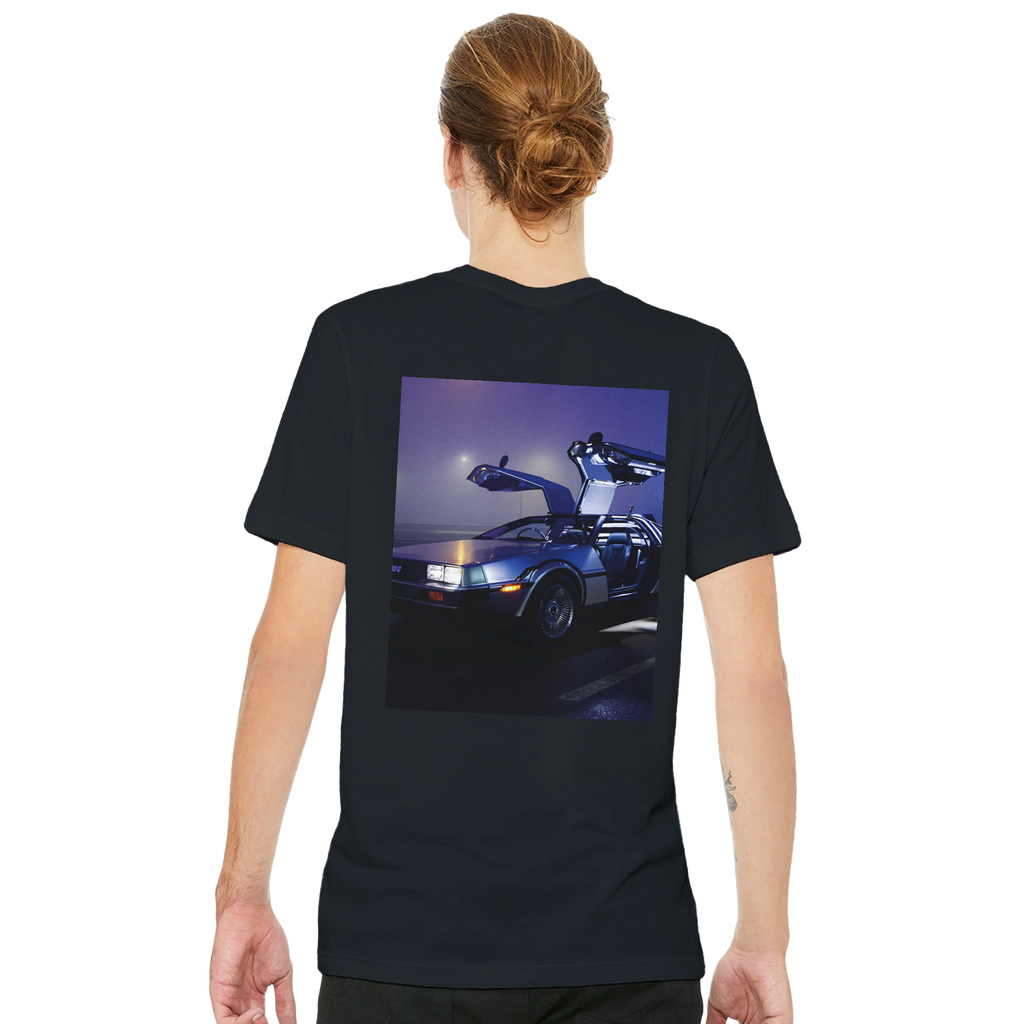 Delorean Dmc 12 T-Shirt — detail view | Wild Thread Co
