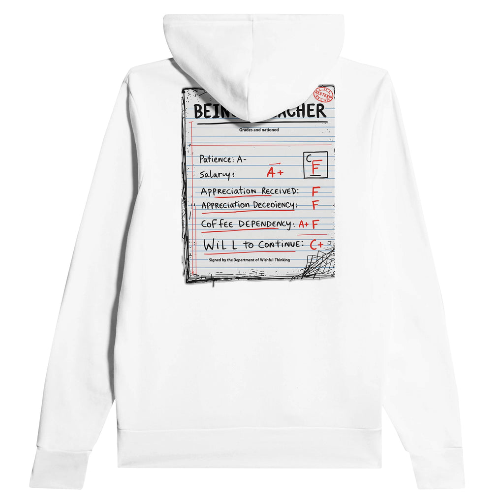Teacher Hoodie — detail view | Wild Thread Co