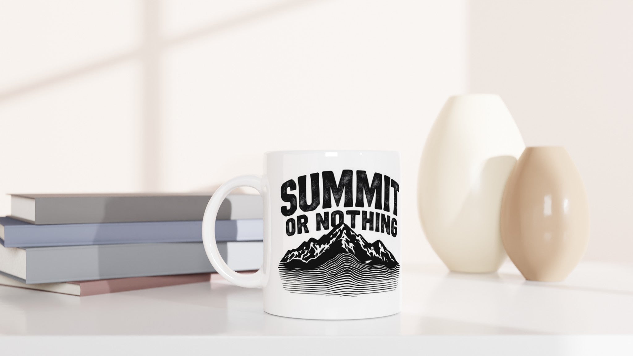 Gorpcore Mountain Summit Mug Coffee Tea Ceramic 11oz — Mug | Wild Thread Co