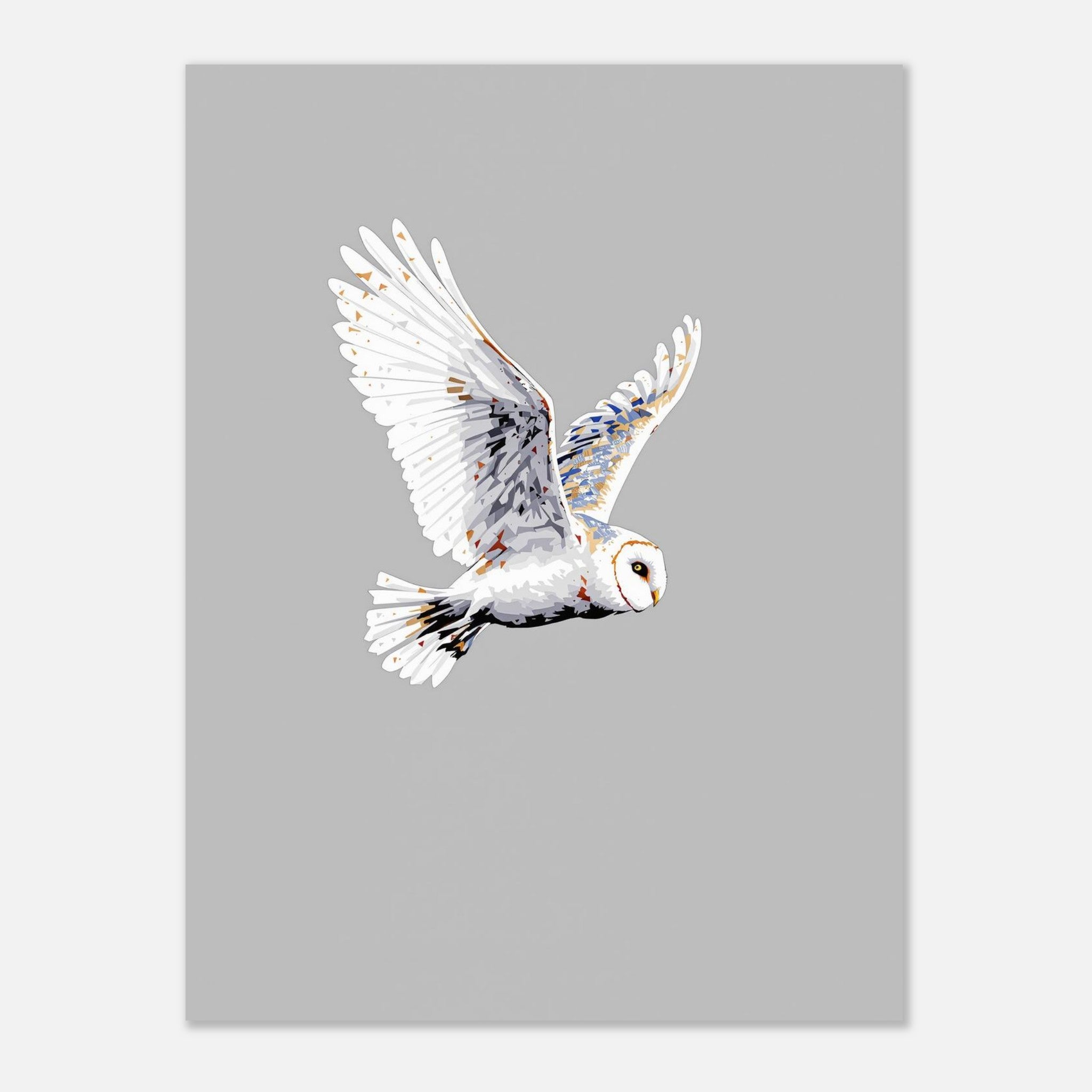 Barn Owl Flight Art Print Art Print — detail view | Wild Thread Co