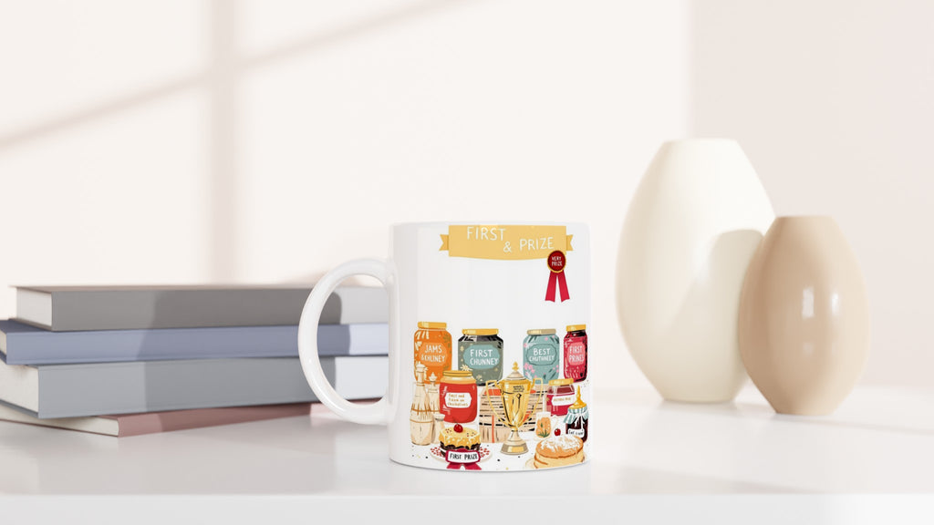 WI Village Show Jam Prize Mug — detail view | Wild Thread Co