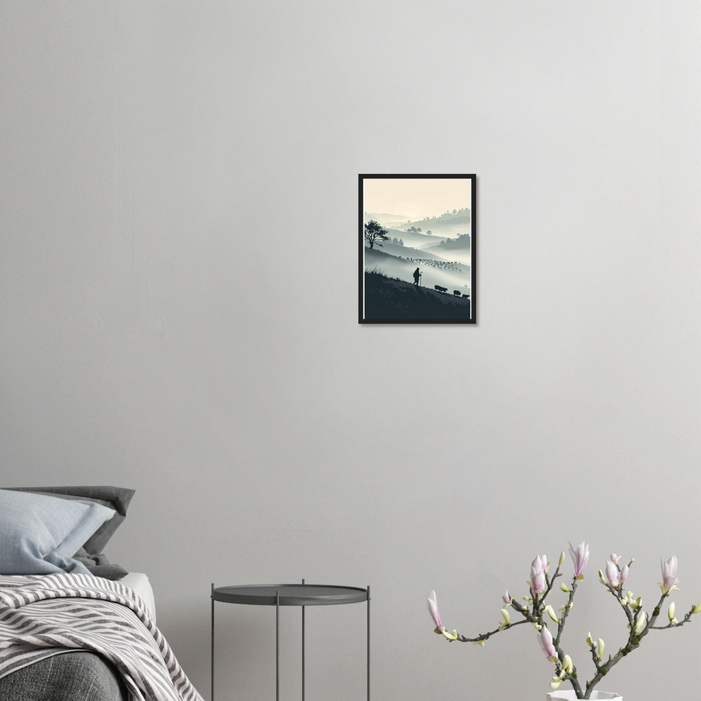 Shepherd Hillside Framed Print — Framed Art Print | Wild Thread Co