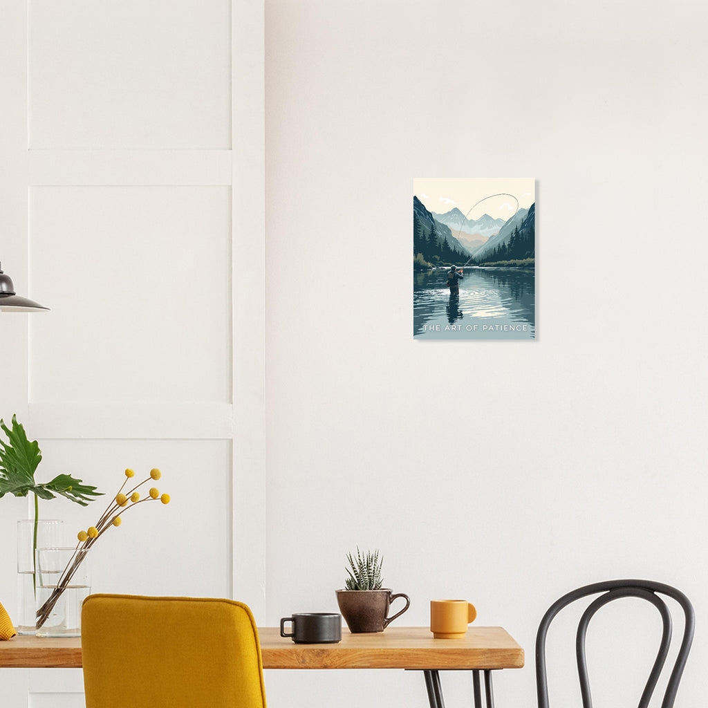 Salmon Fly Fishing Art Print Print Material — detail view | Wild Thread Co