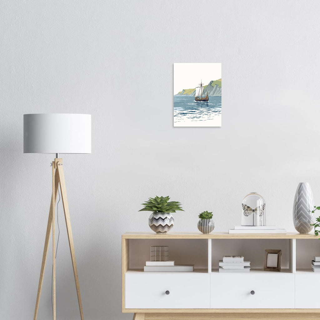 Viking Longship Art Art Print — Art Print | Wild Thread Co UK
