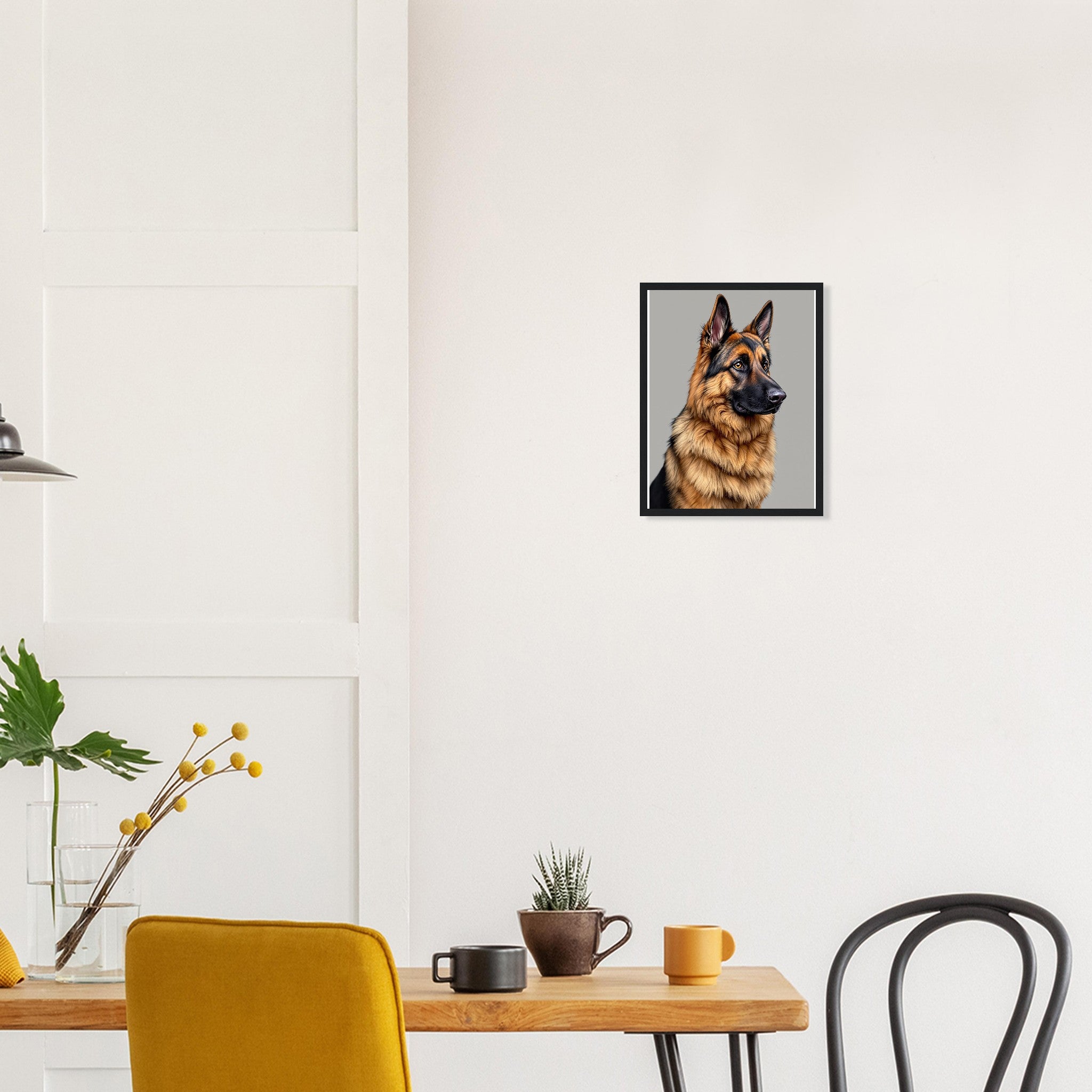 German Shepherd Noble Framed Print — Framed Art Print | Wild Thread Co