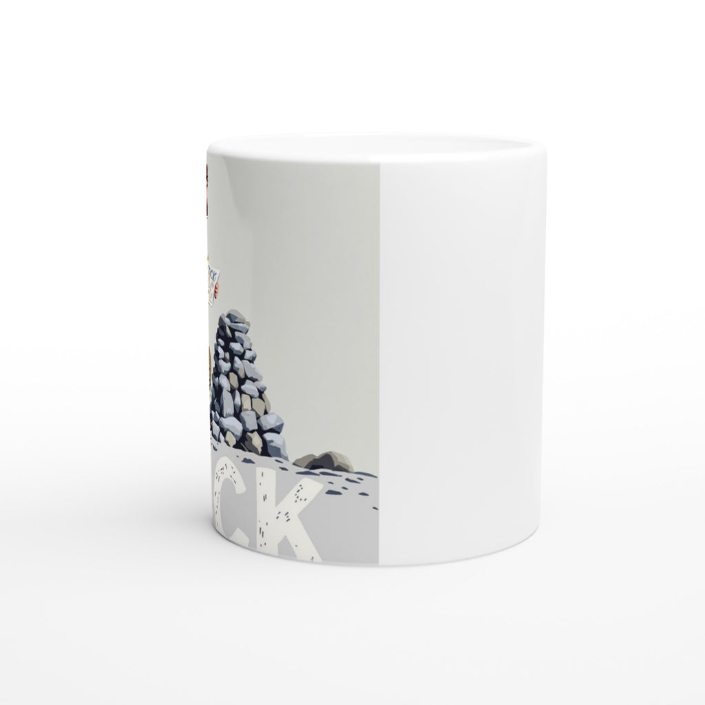 First Munro Summit Tick — Mug detail view | Wild Thread Co