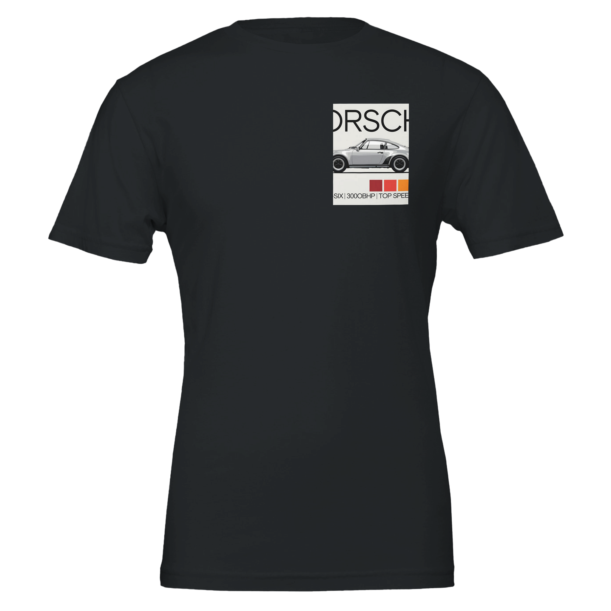 Porsche 911 Turbo 930 Spec T-Shirt Unisex Cotton Tee UK — T-Shirt | Wild Thread Co UK