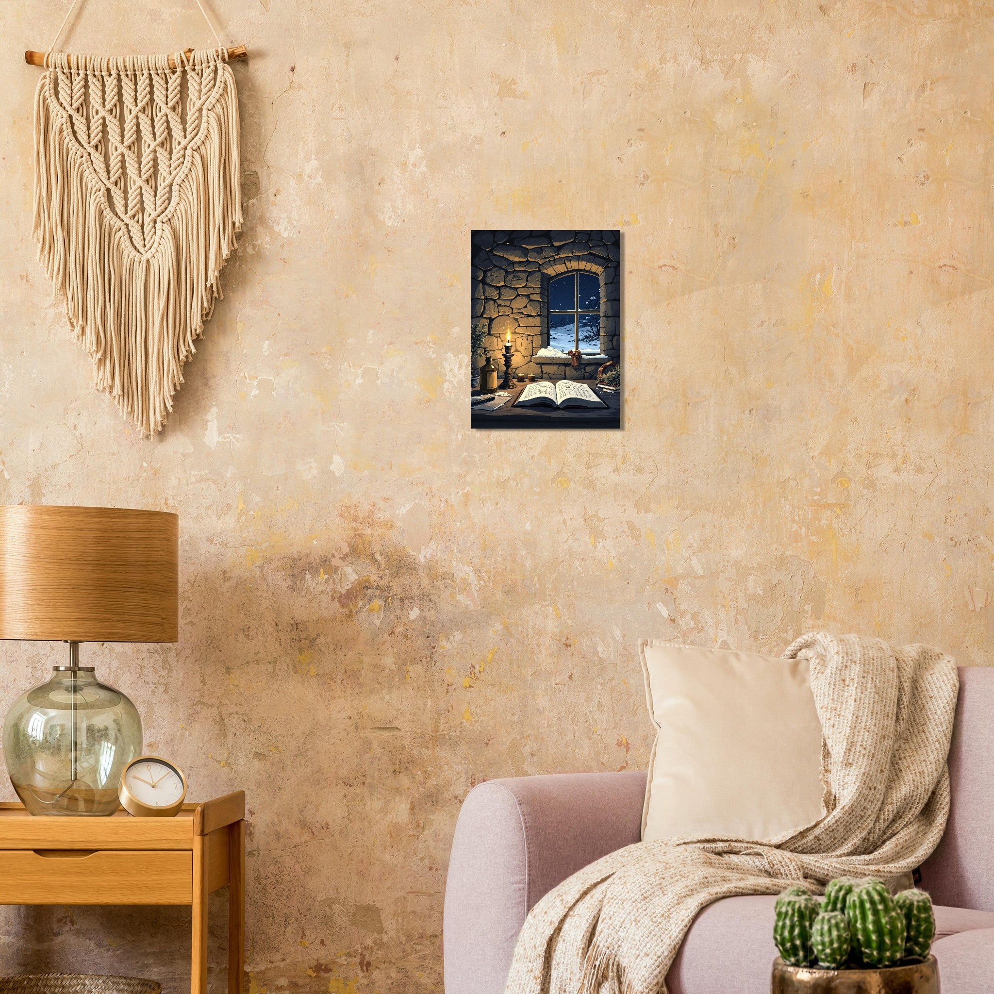 Bothy Candlelight A1 Art Print Poster Wall Art UK — Art Print | Wild Thread Co