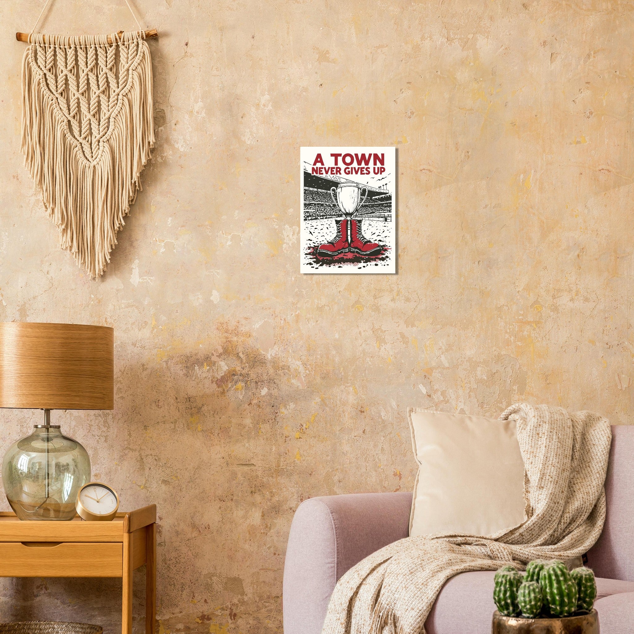 Retro Rugby League Art Print Art Print — detail view | Wild Thread Co