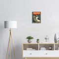 Single Track Vintage Travel Poster — Art Print | Wild Thread Co UK