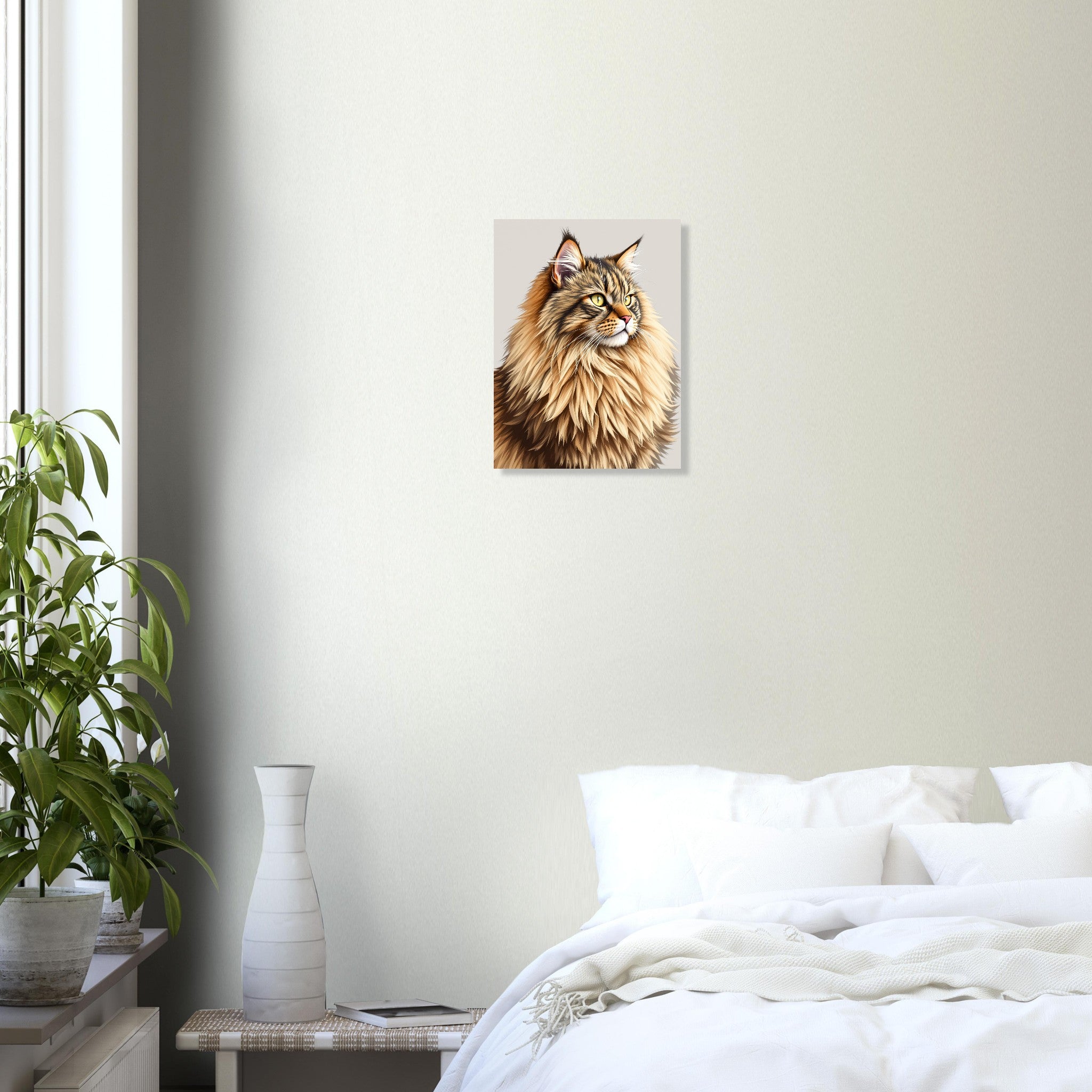 Maine Coon Majestic Art Print Art Print — detail view | Wild Thread Co