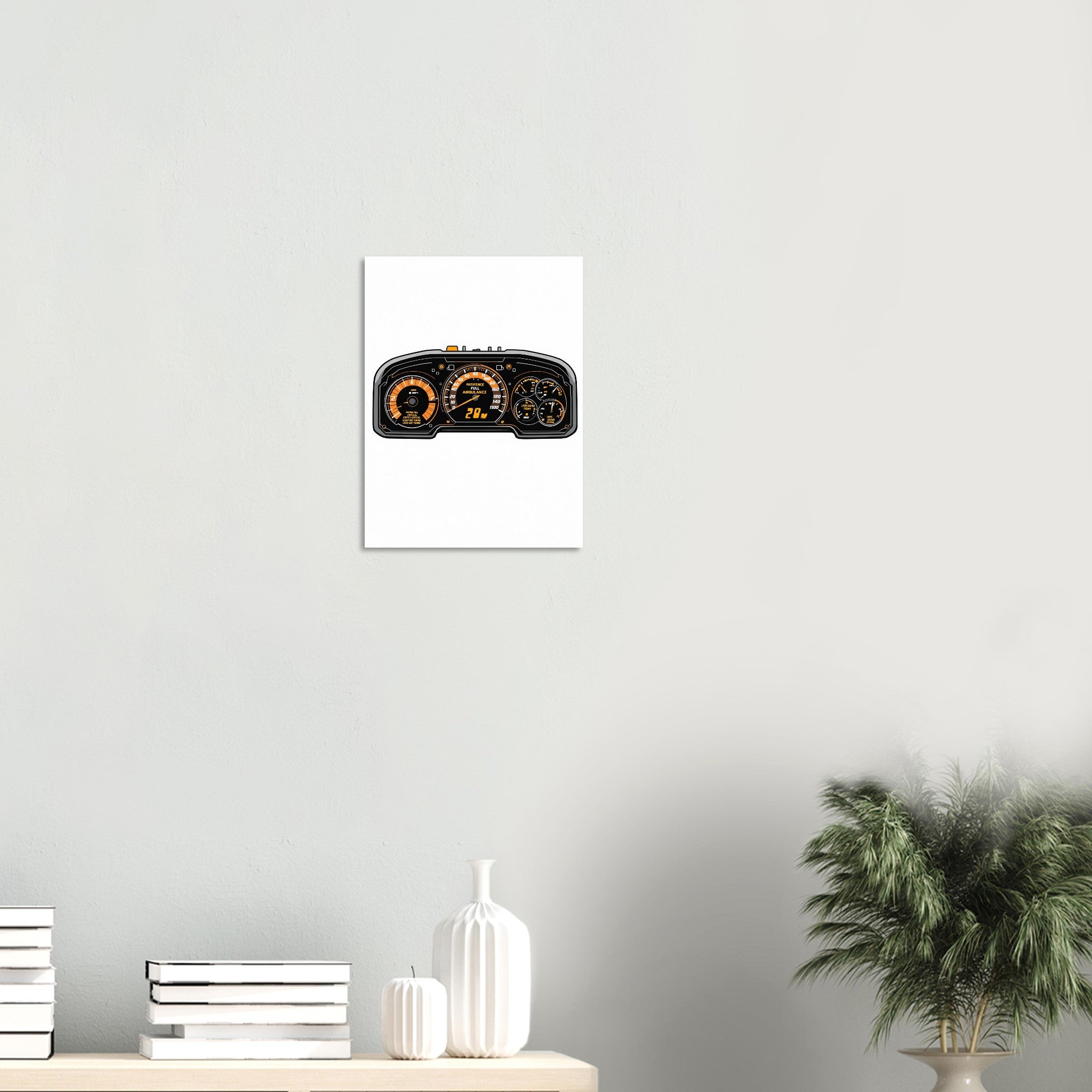 Paramedic Instrument Panel Art Print Art Print — detail view | Wild Thread Co