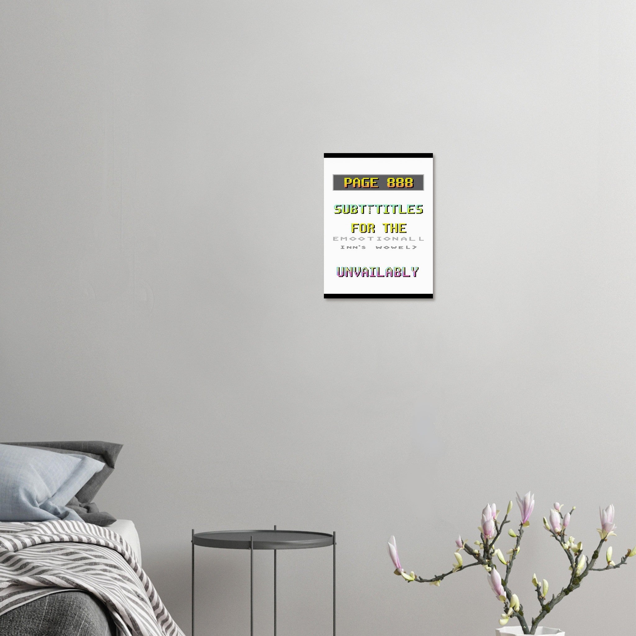 Ceefax Teletext A1 Art Print Poster Wall Art UK — Art Print | Wild Thread Co
