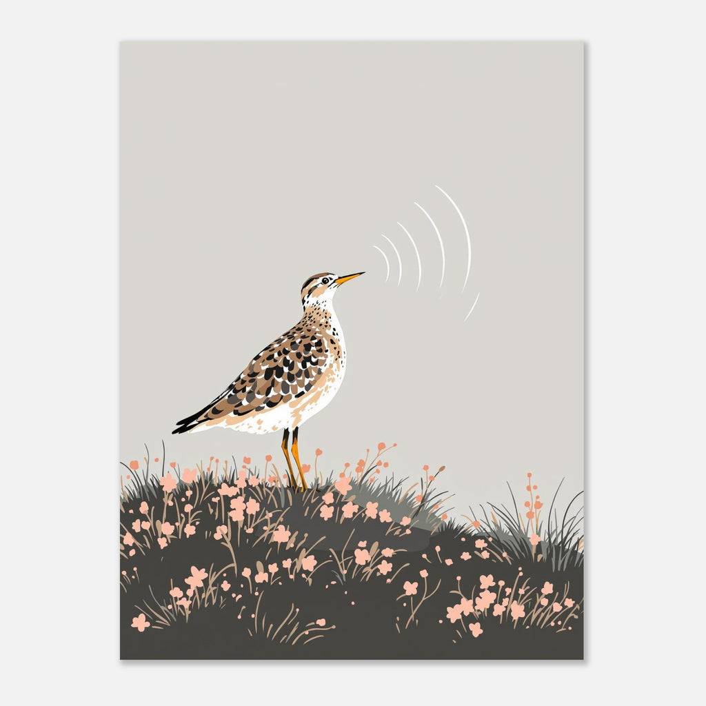 Curlew Gift Moorland Bird A1 Art Print Poster Wall Art UK — Art Print | Wild Thread Co