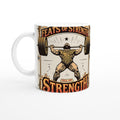 Retro Weightlifting Strongman — Mug | Wild Thread Co UK