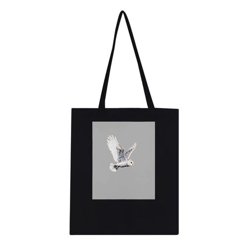 Barn Owl Flight Tote Bag Cotton Shopper UK — Tote Bag | Wild Thread Co