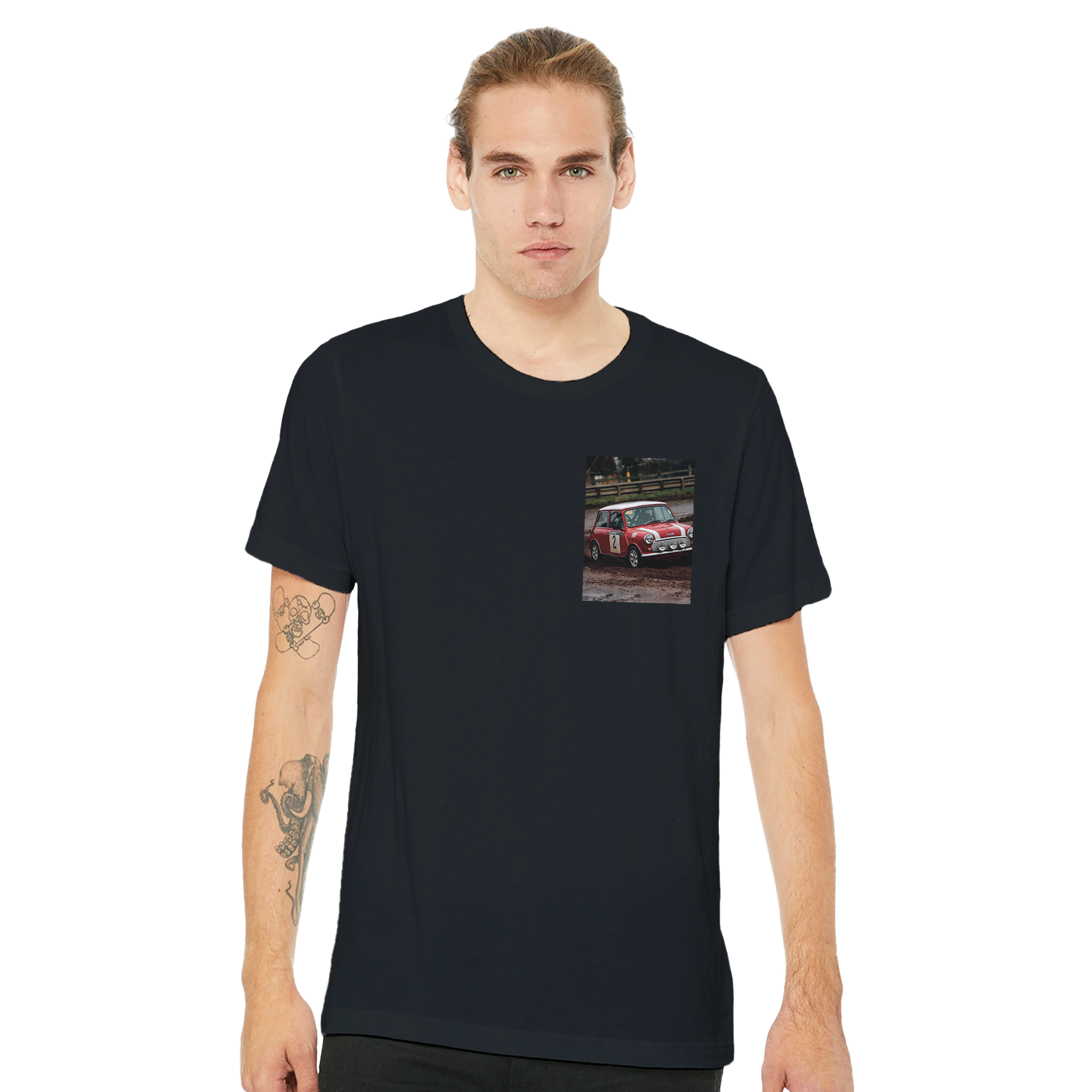 Mini Cooper Rally T-Shirt — detail view | Wild Thread Co